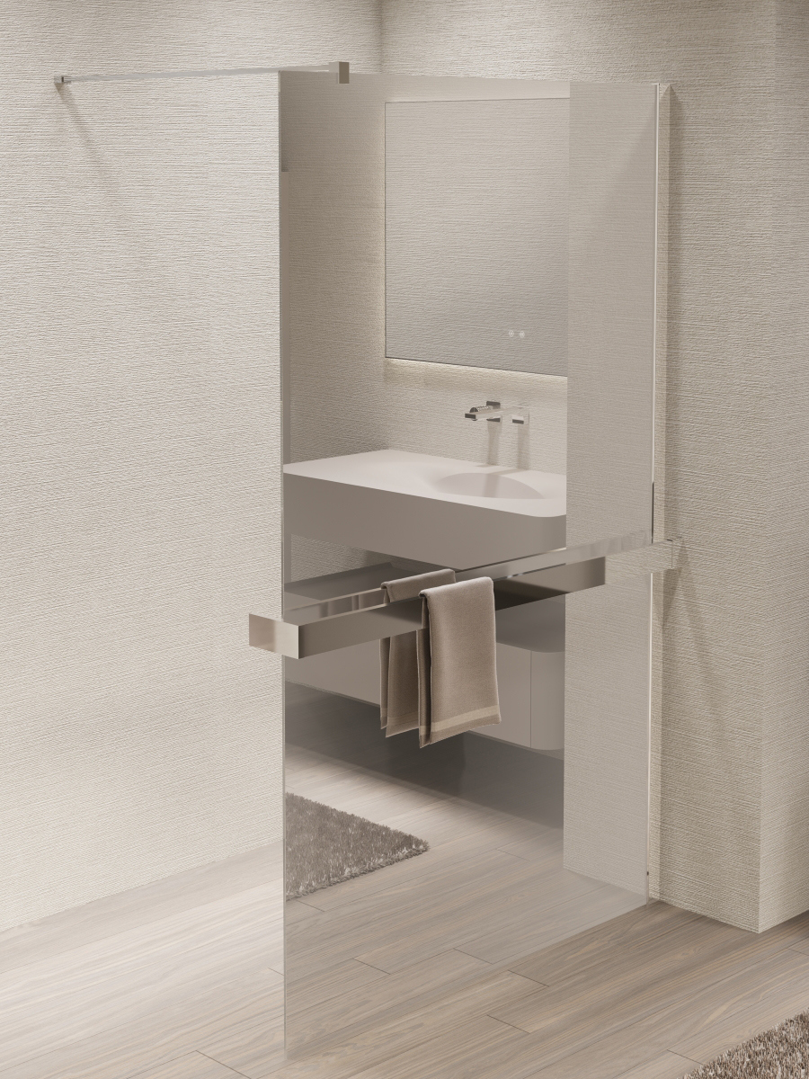 

Душевая перегородка Vincea Walk-in HR VSW-1HR100MR 100 см, профиль глянцевый хром, стекло зеркальное