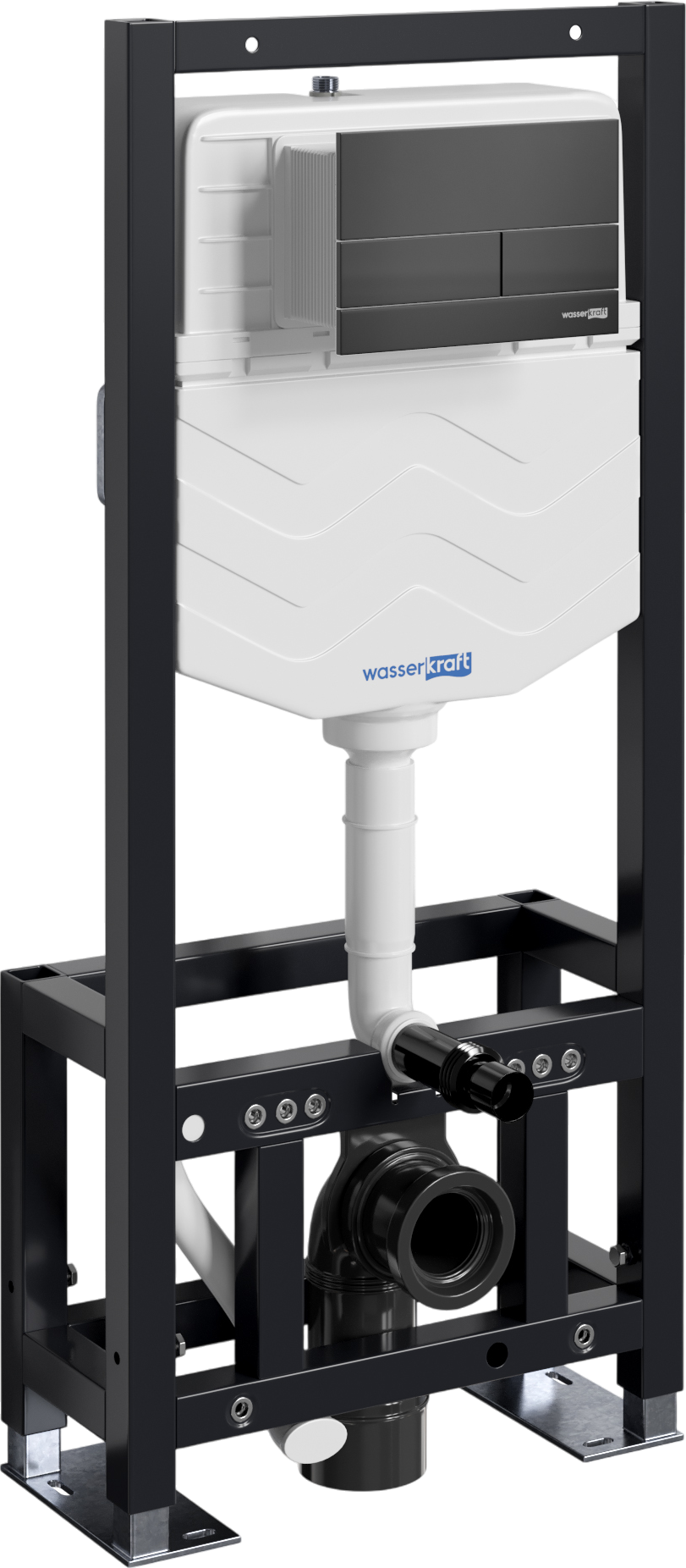 

Система инсталляции для унитазов Wasserkraft Dill 61TLT.010.ME.MB04 с кнопкой смыва матовой черной