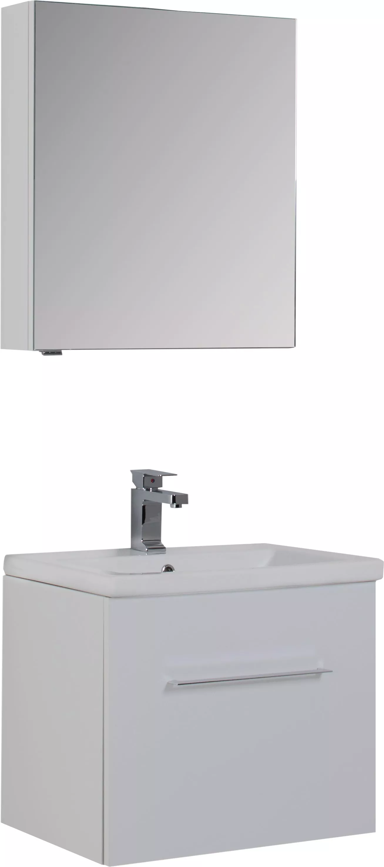 Мебель для ванной Aquanet Порто 60 белая, размер 60, цвет белый - фото 1