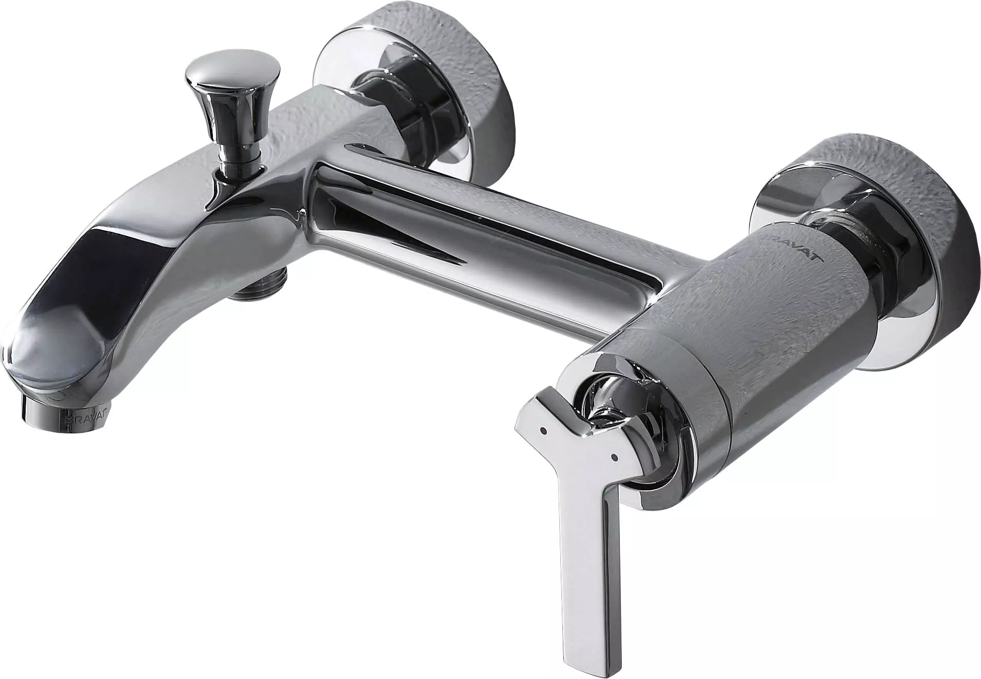 

Смеситель для ванны с душем Bravat Waterfall F673107C-01 хром
