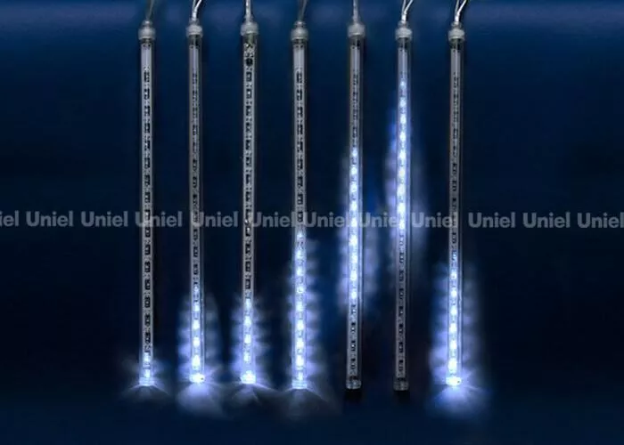 

Уличная светодиодная гирлянда Uniel занавес 220V синий ULD-E2403-144/DTK BLUE IP44 METEOR 11120