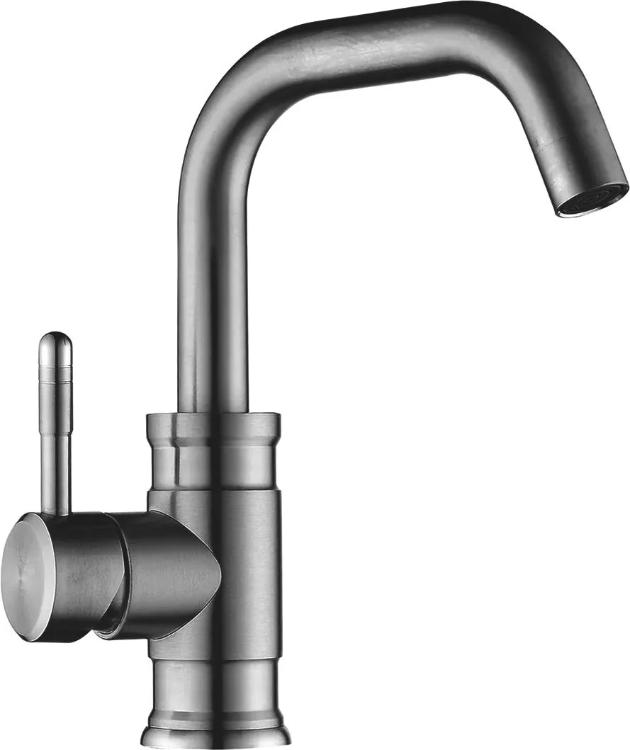 

Смеситель Elghansa Stainless steel 16A4548-Steel для раковины, Серый;хром;сталь