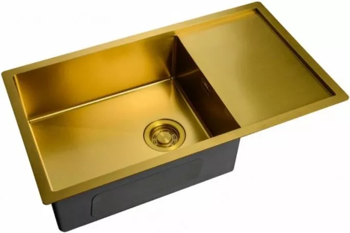 Металлические мойки  Santehnika Room Мойка кухонная Zorg Light ZL R 780440 BRONZE