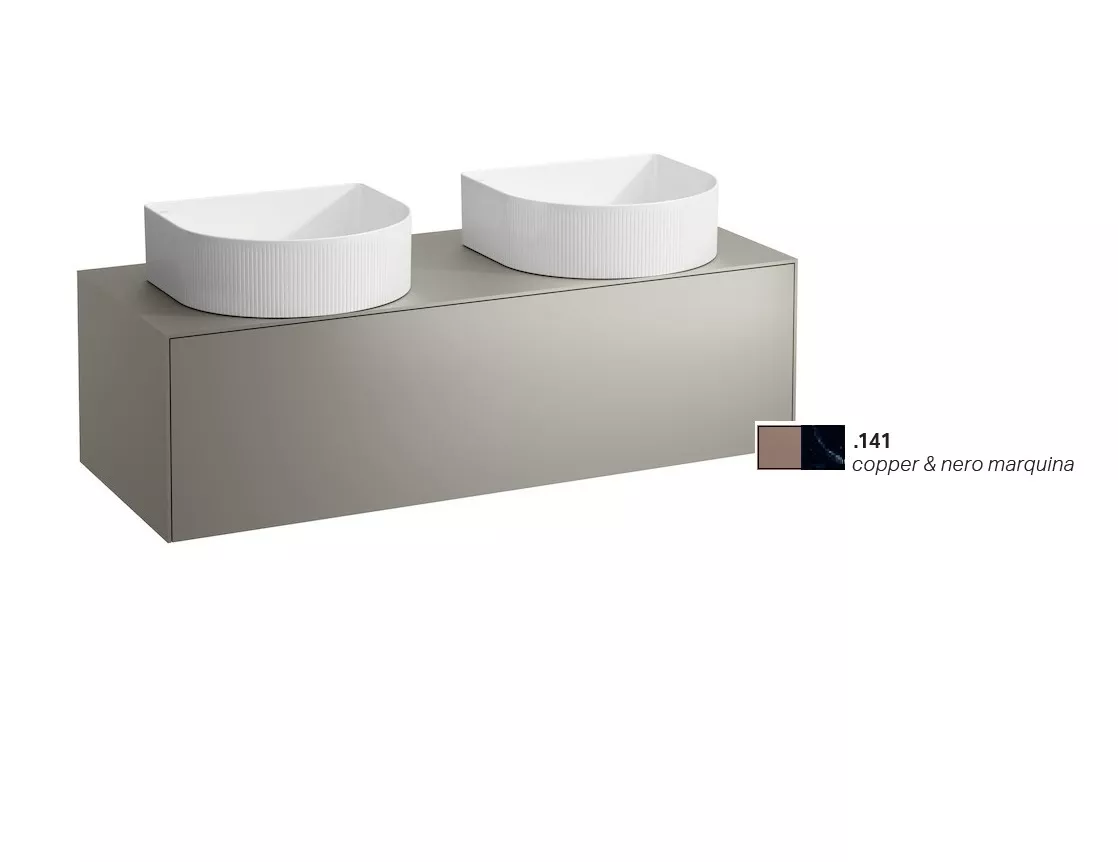 

Тумба под раковину Laufen Sonar 118 медь с черным