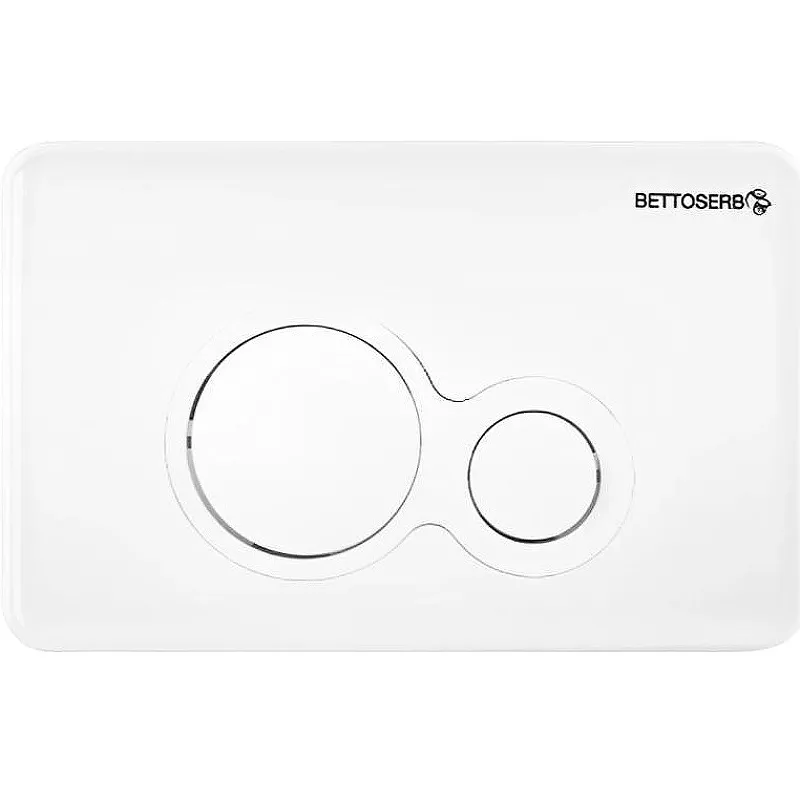 Клавиша смыва Bettoserb Sava Fix 40006457 белая глянцевая