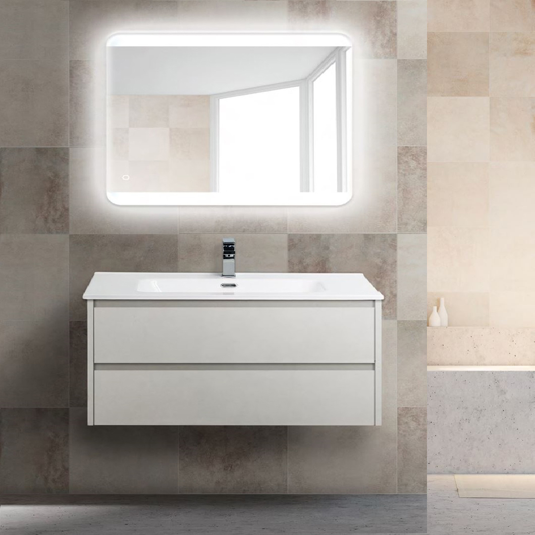 

Мебель для ванной комнаты BelBagno Kraft 100 bianco opaco