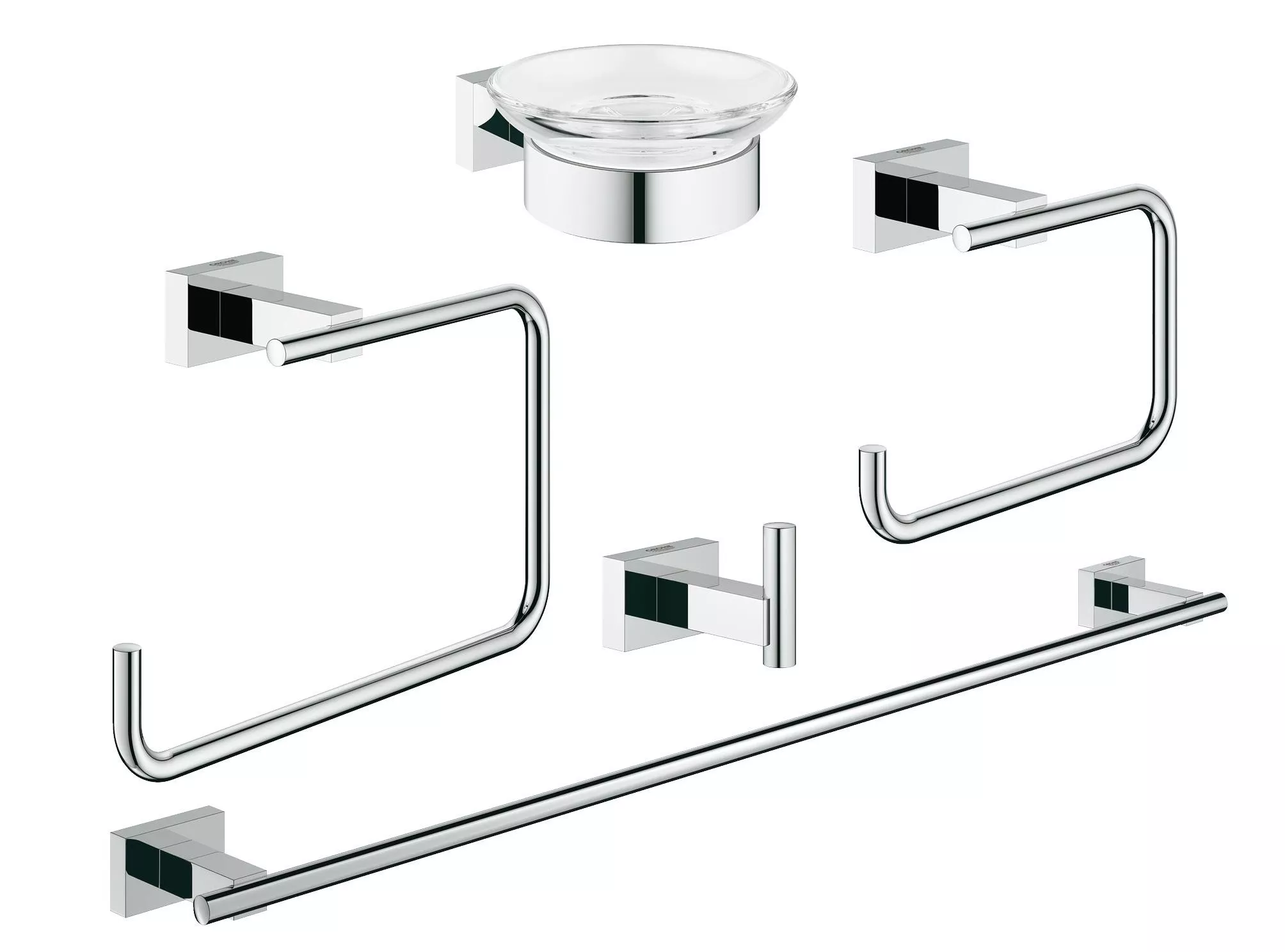 Набор Grohe Essentials Cube New (40758001), цвет хром - фото 1