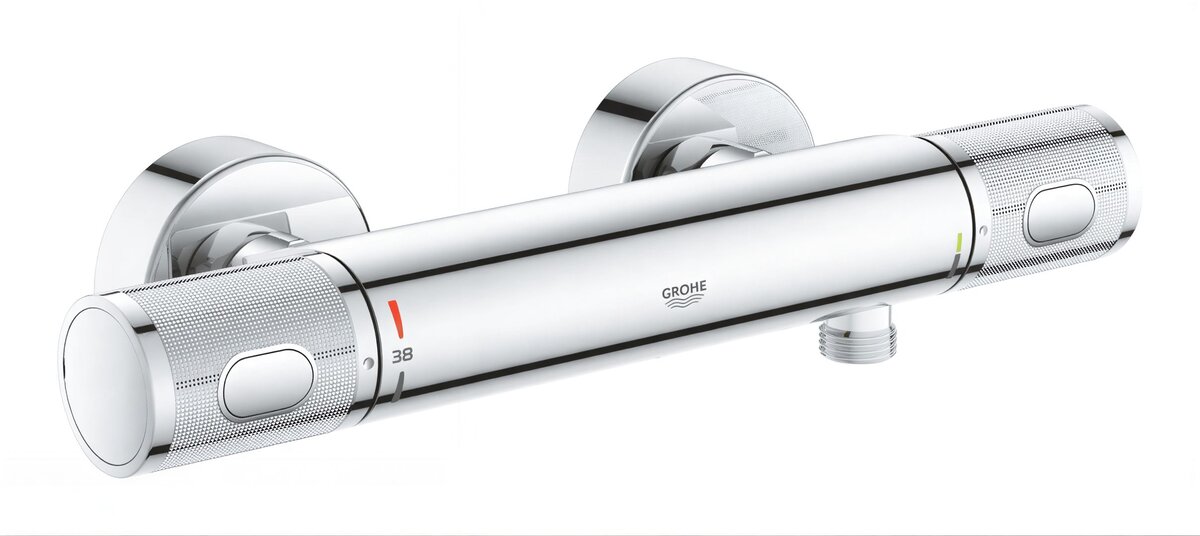 34827000 Grohtherm 1000 Performance Pro Термостат для душа внешнего монтажа 1/2", хром (замена 34776000)