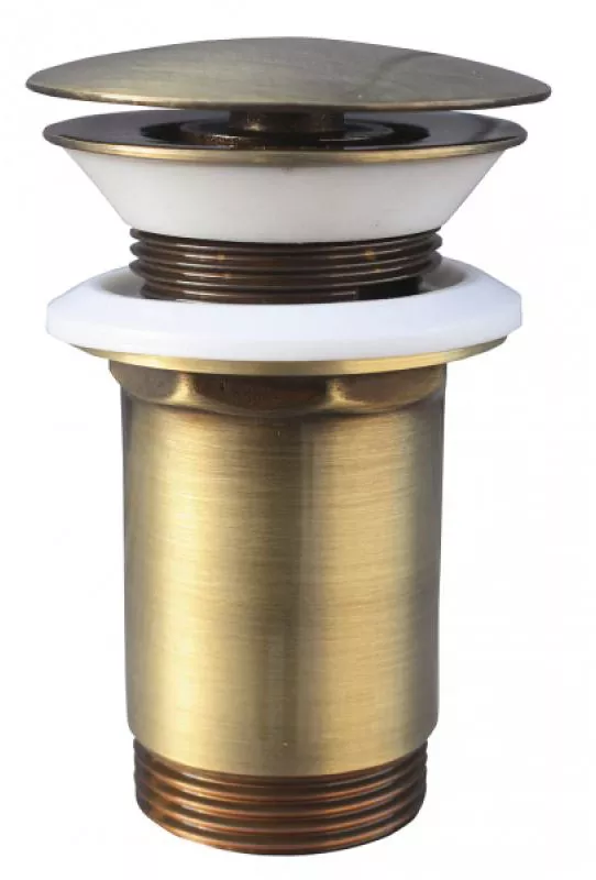 Донный клапан для раковины Rav Slezak бронза MD0484SM - фото 1