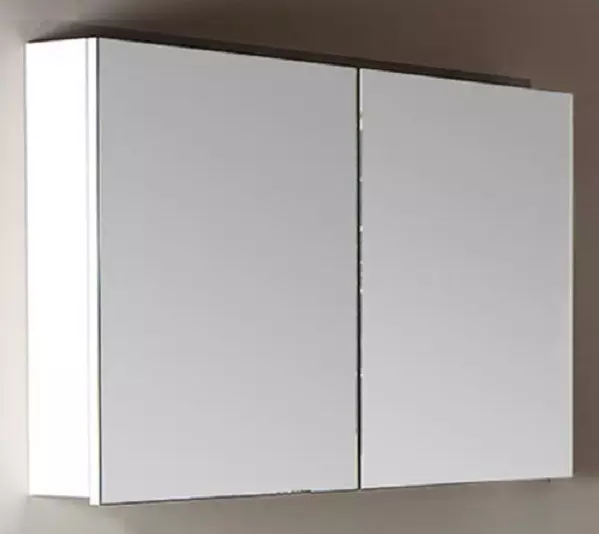 Купить Зеркало-шкаф Vallessi 80 белый глянец с подсветкой, Armadi Art