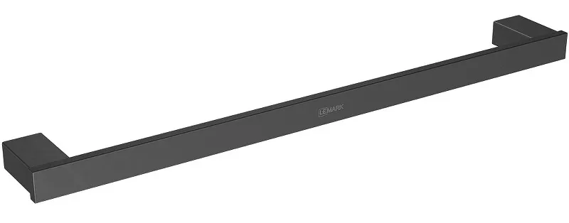

Полотенцедержатель Lemark Smooth Line 61 серый матовый, графит