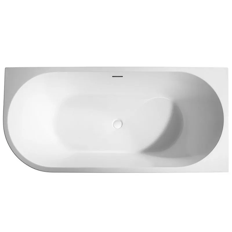 

Акриловая ванна Abber AB9257-1.5 R 150x80 см, угловая, правая, пристенная, белая, асимметричная, с каркасом, со сливом-переливом