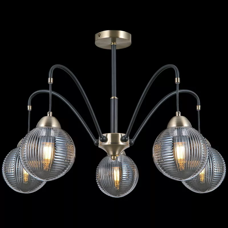 

Люстра на штанге Illumico IL0433-5PSQ-79 BK AB