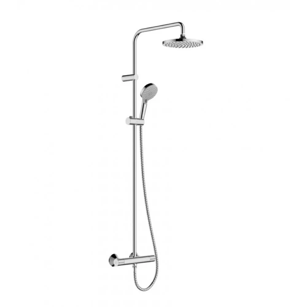 

Душевая стойка Hansgrohe Vernis Blend Showerpipe 200 1jet EcoSmart 26089000 хром