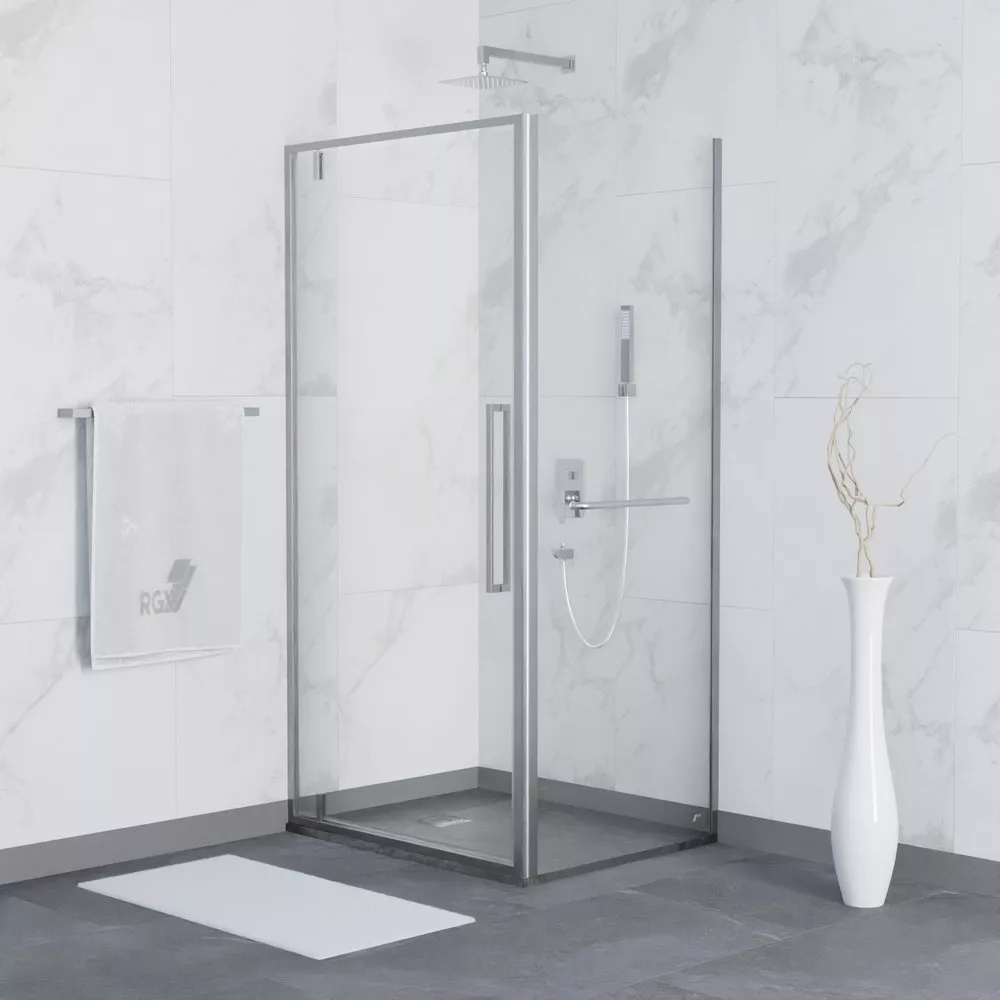 

Душевой уголок RGW Stilvoll SV-43-1 100x90 профиль хром стекло прозрачное