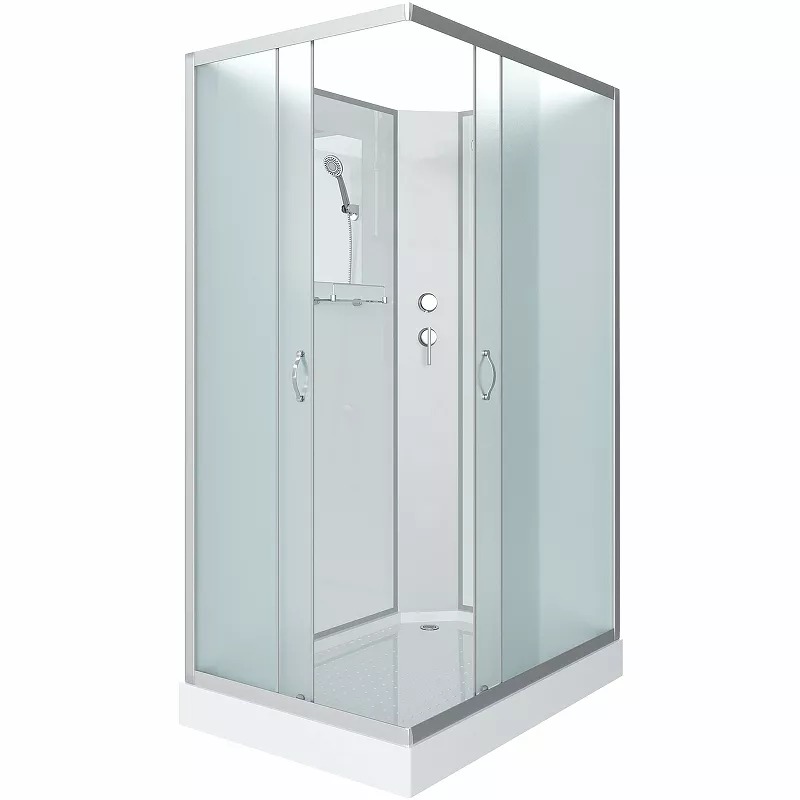 

Душевая кабина Niagara Classic 100х80 хром стекло матовое