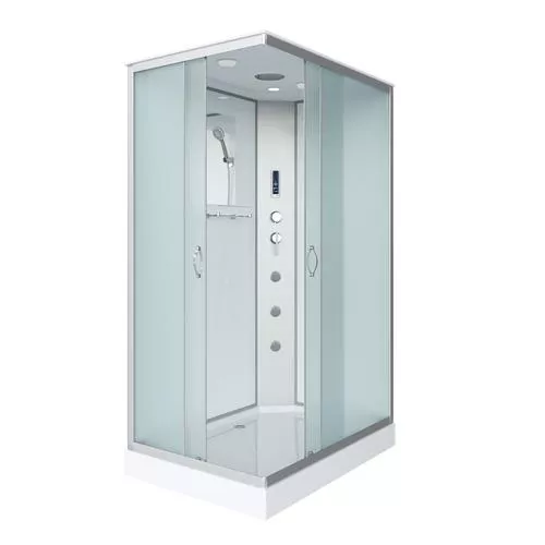 

Душевая кабина Niagara Classic 110х80 хром стекло матовое с гидромассажем