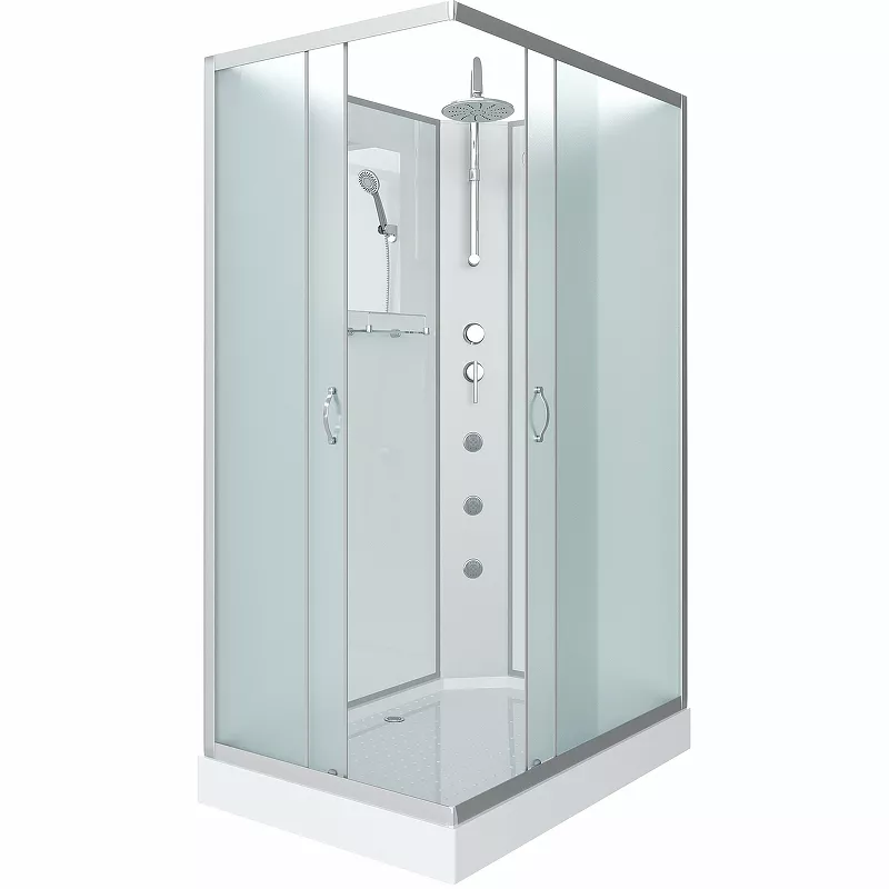 

Душевая кабина Niagara Classic 120х80 хром стекло матовое с гидромассажем