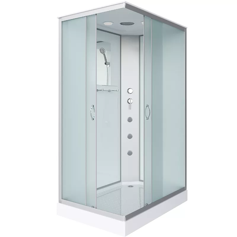 

Душевая кабина Niagara Classic 120х90 хром стекло матовое с гидромассажем