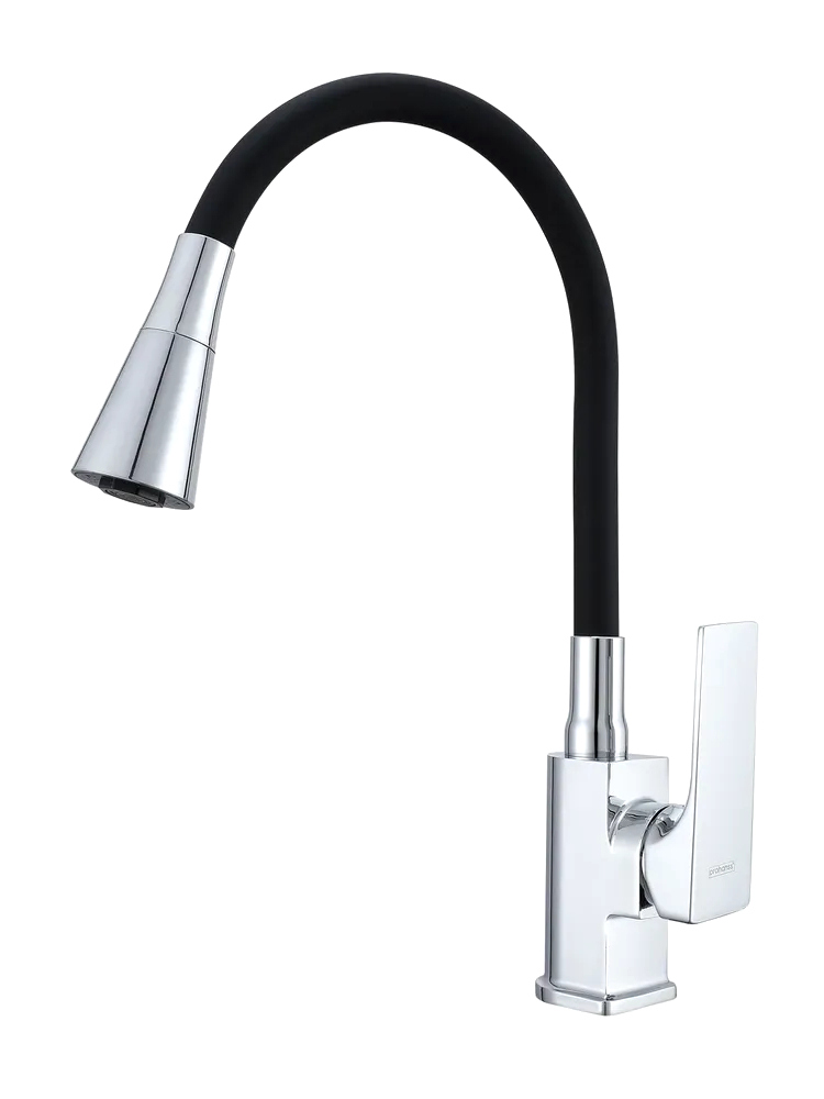 Смеситель для кухни ProHanss P614406 хром черный 4009₽