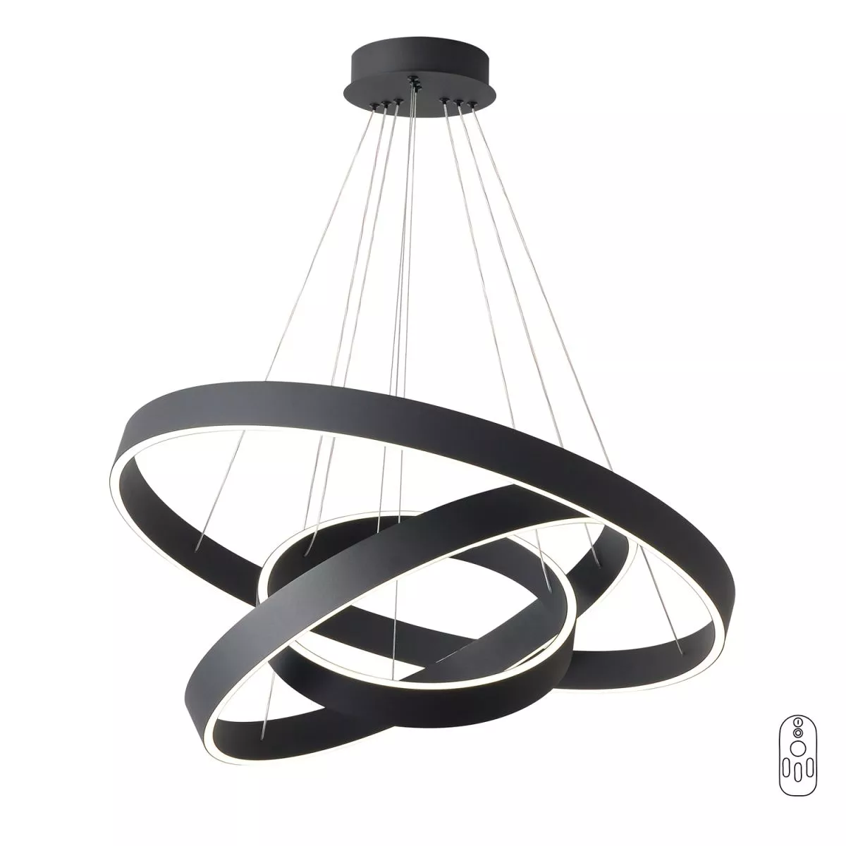 

Подвесная люстра Crystal Lux TRON SP158W LED BLACK