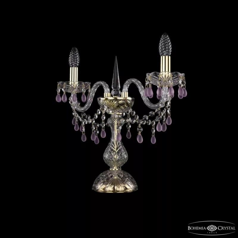 

Настольная лампа Bohemia Ivele Crystal 1410L/2/141-39 G V7010