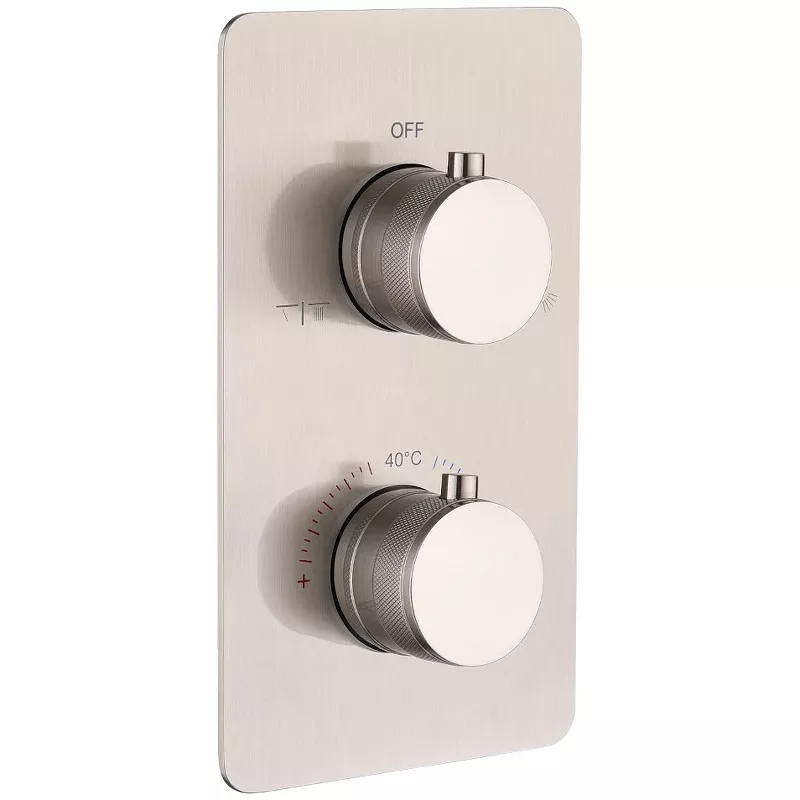 

Термостатический смеситель встраиваемый Boheme Cell 134-2-NB С ВНУТРЕННЕЙ ЧАСТЬЮ, никель