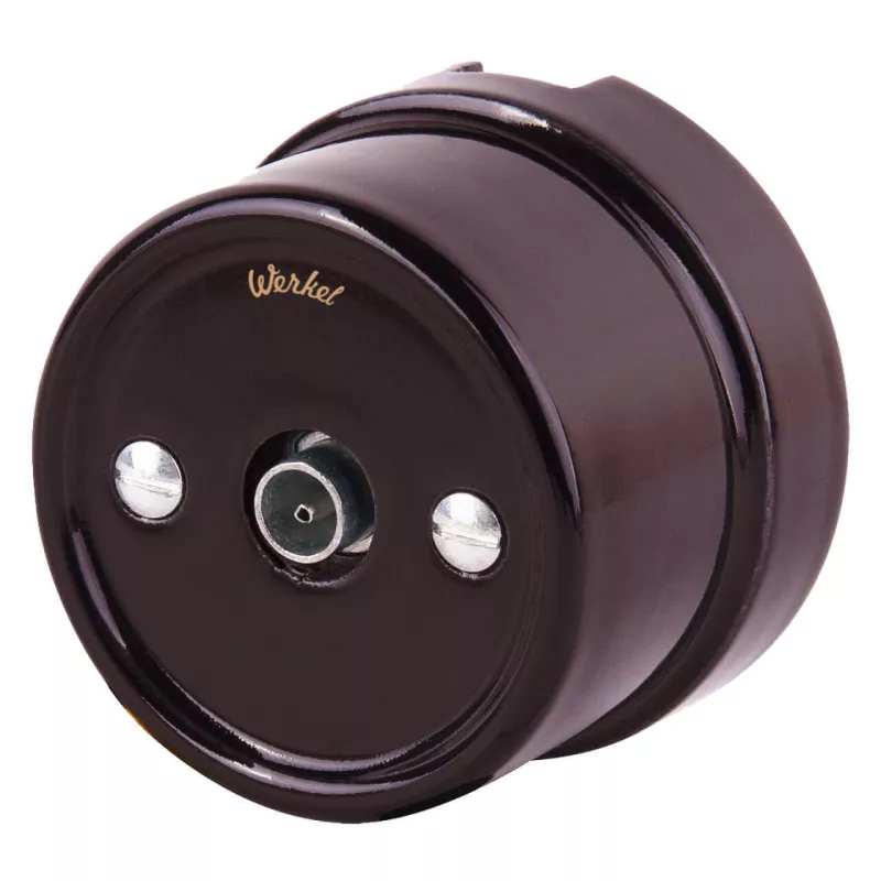 

ТВ розетка Werkel Retro коричневая WL18-02-05 4690389100734