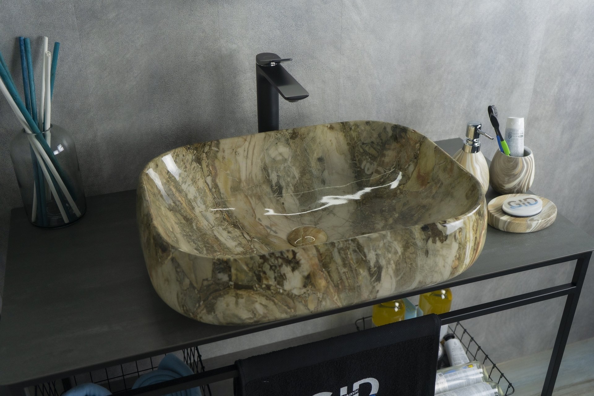 

Накладная раковина Gid 56 Mnc186 под камень