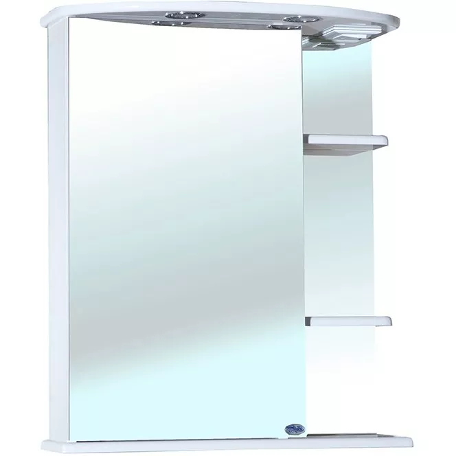 

Зеркальный шкаф Bellezza Магнолия 60 L с подсветкой, Белый 4612709002016