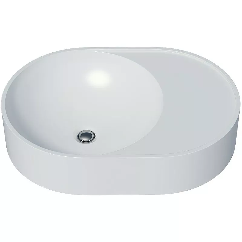 Раковина накладная Stella Polar Luna 50 белый 7045₽