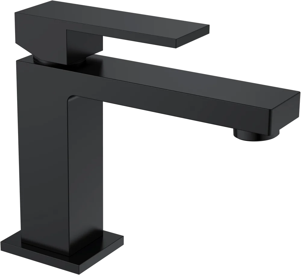 

Смеситель для раковины Boheme Qubic 471-B matt black