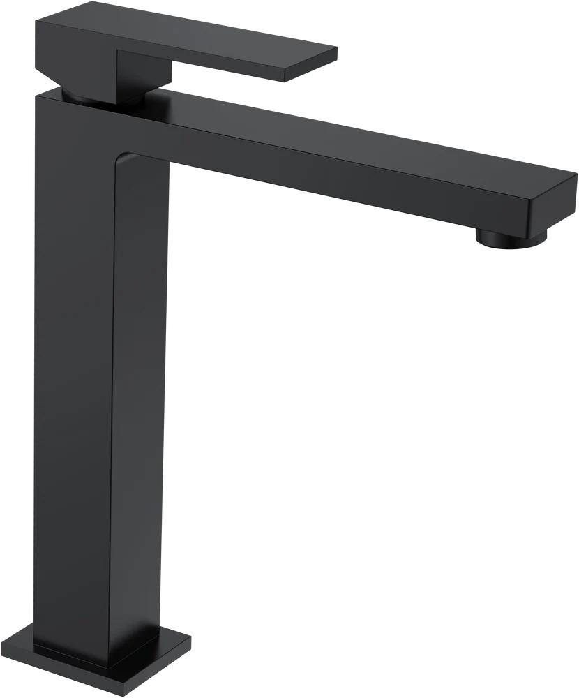 

Смеситель для раковины Boheme Qubic 472-B matt black