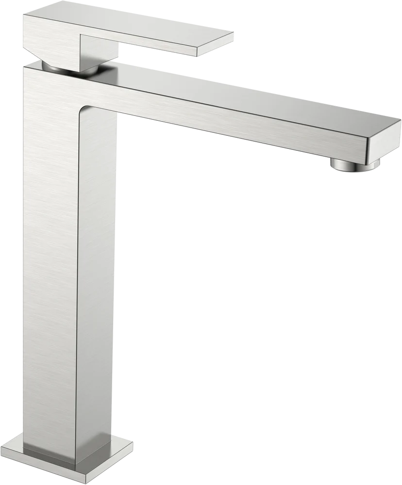 

Смеситель для раковины Boheme Qubic 472-NB brushed nickel