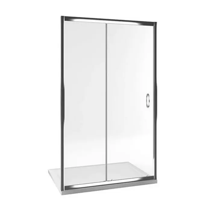 

Душевая дверь Excellent Серия 201 120 профиль хром стекло прозрачное