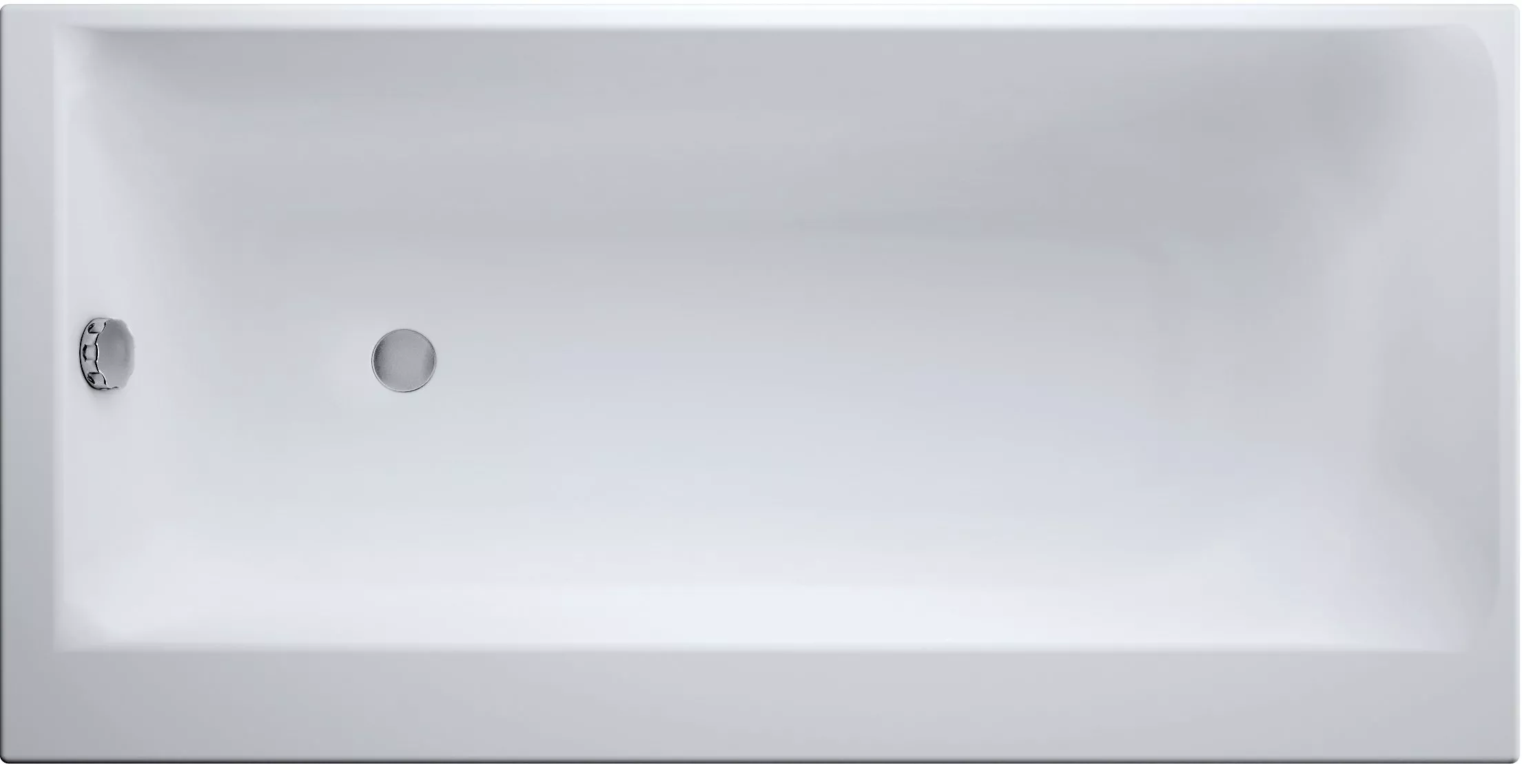 Акриловая ванна Cersanit Smart 170 R, цвет белый WP-SMART*170-R - фото 1