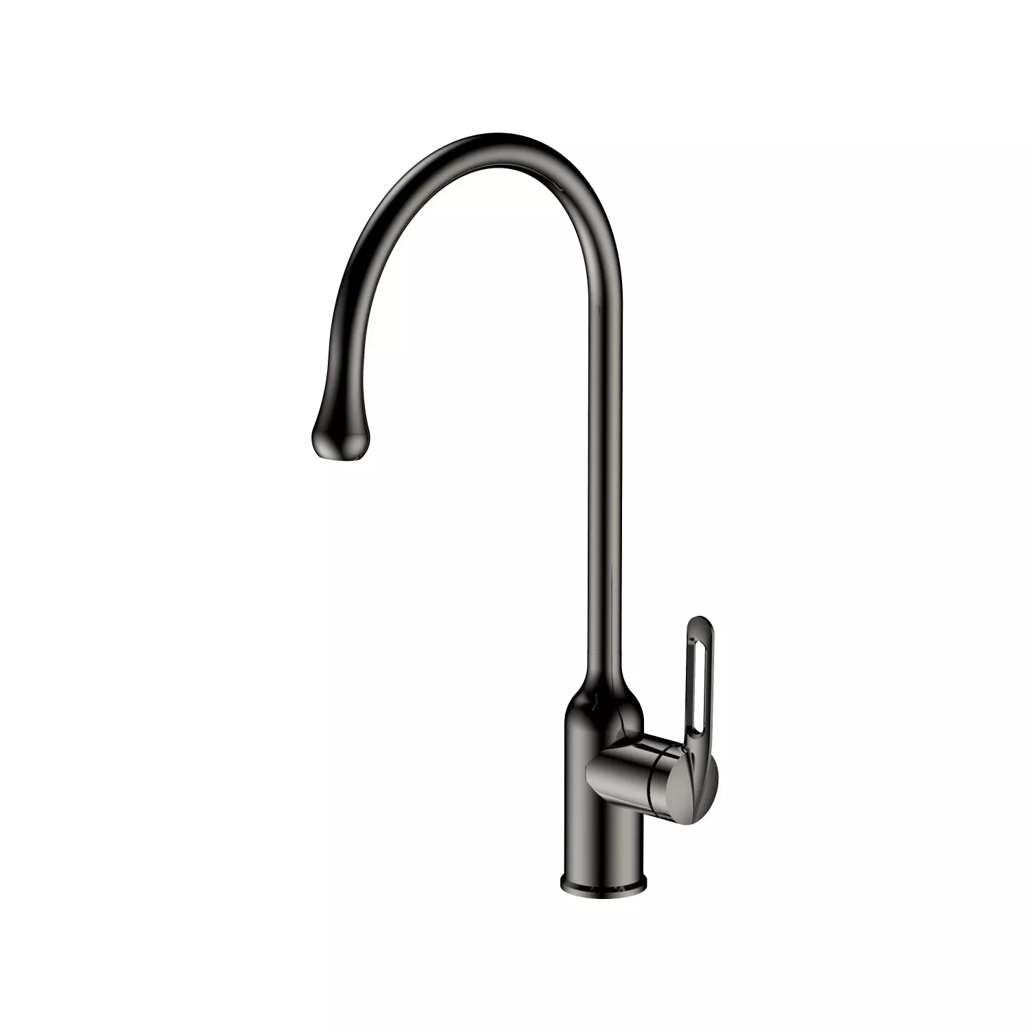 

Смеситель для кухонной мойки Haiba HB71825-3 оружейная сталь