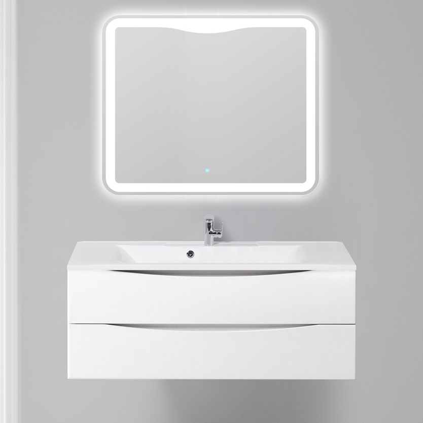 

Мебель для ванной комнаты BelBagno Marino 120 bianco lucido