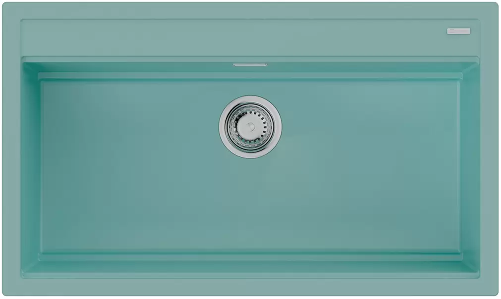 

Мойка кухонная Omoikiri Kitagawa Artceramic 86х51 голубой матовый, wind green