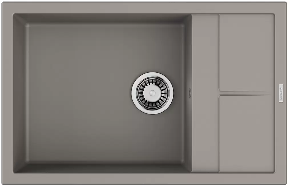 Керамические мойки  Santehnika Room Мойка кухонная Omoikiri Sumi Artceramic 78х50 серый матовый, leningrad grey