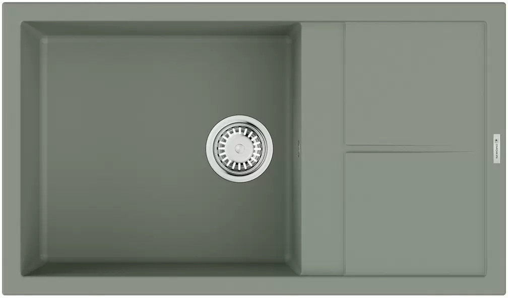 

Мойка кухонная Omoikiri Sumi Artceramic 86х50 зеленый матовый, wind green