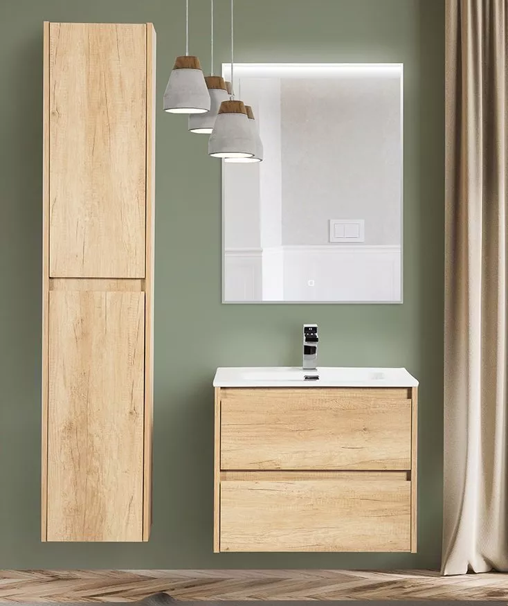 

Комплект мебели BelBagno Kraft 60 светлое дерево