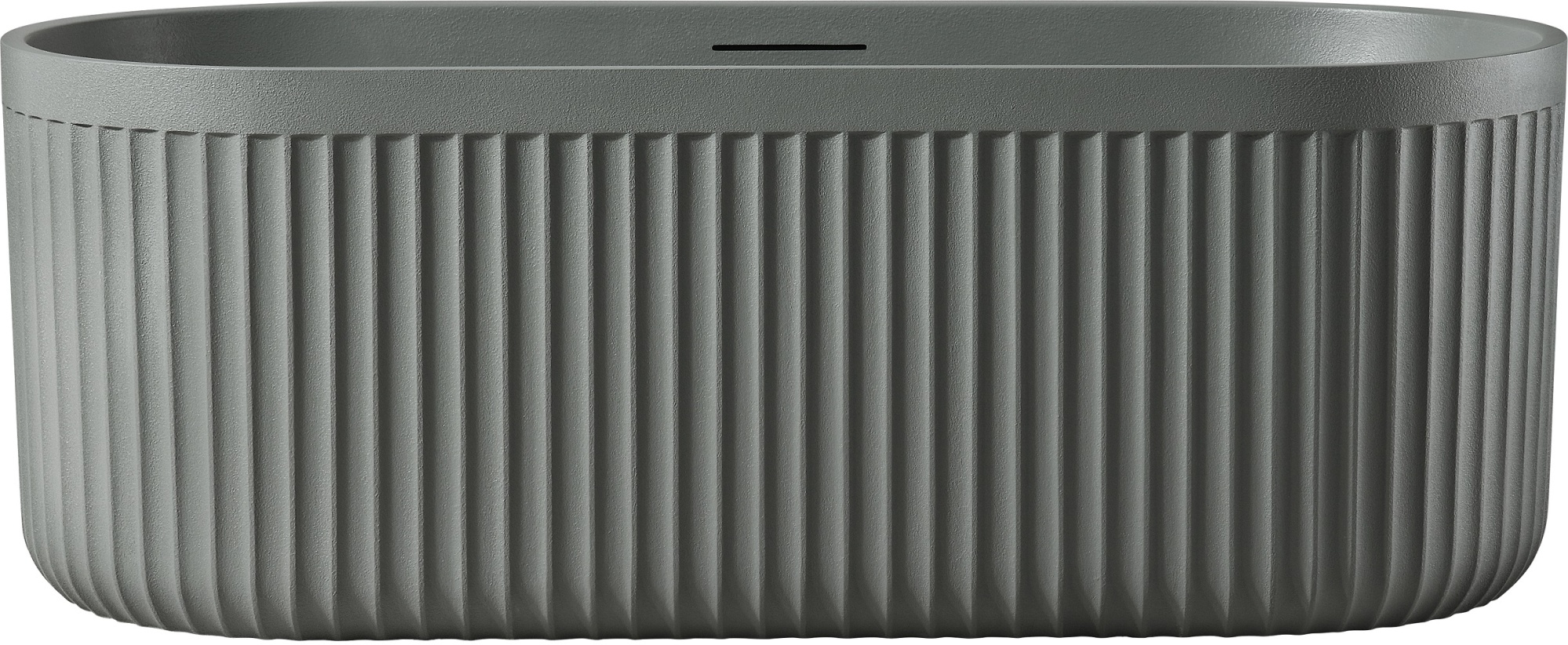 Ванна из искусственного камня AltroBagno Gianni 090214 170x75 см отдельностоящая овальная на ножках с донным клапаном с подголовником 237520₽