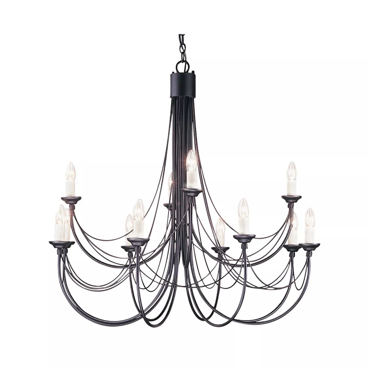 

Подвесная люстра Elstead Lighting CB12-BLACK