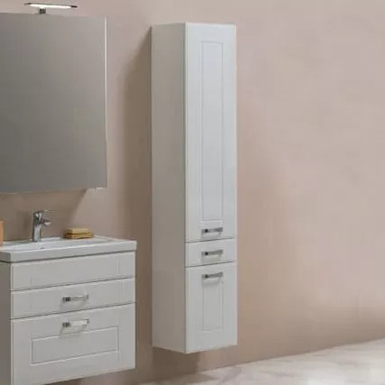 

Шкаф-пенал Aquanet Рондо 35 R, 2 двери, 1 ящик, Белый