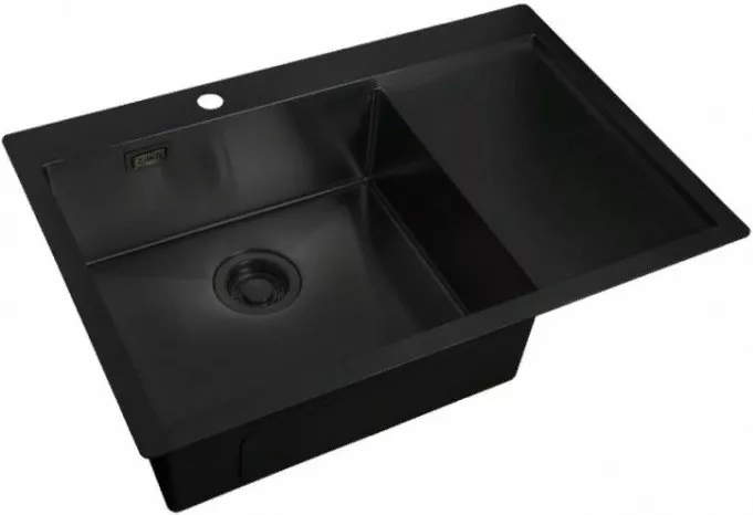 Металлические мойки  Santehnika Room Мойка кухонная Zorg Light ZL R 780510-L GRAFIT