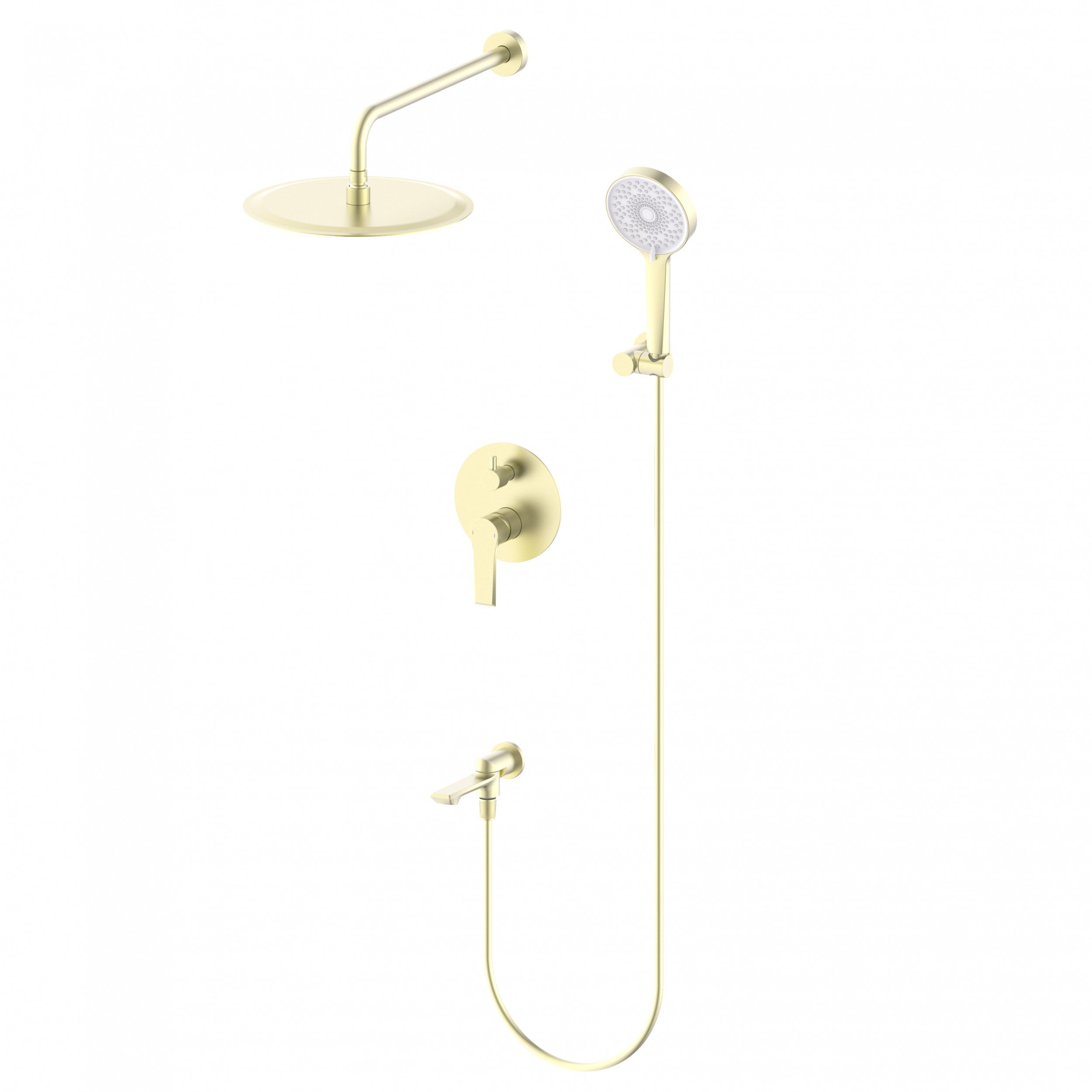 

Душевой комплект Wonzon & Woghand Brilliant WW-88939079-BG С ВНУТРЕННЕЙ ЧАСТЬЮ, брашированное золото
