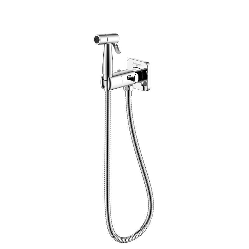 Смеситель DECOROOM DR25 с гигиеническим душем, встраиваемый (DR25063)