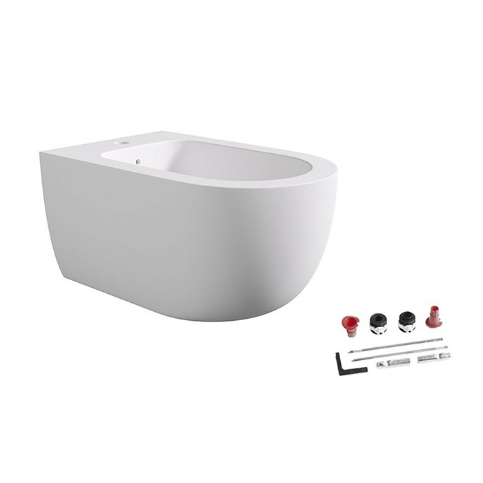 

Alice комплект: Биде UNICA 55х35, подвесное, с набором для крепления, белый матовый