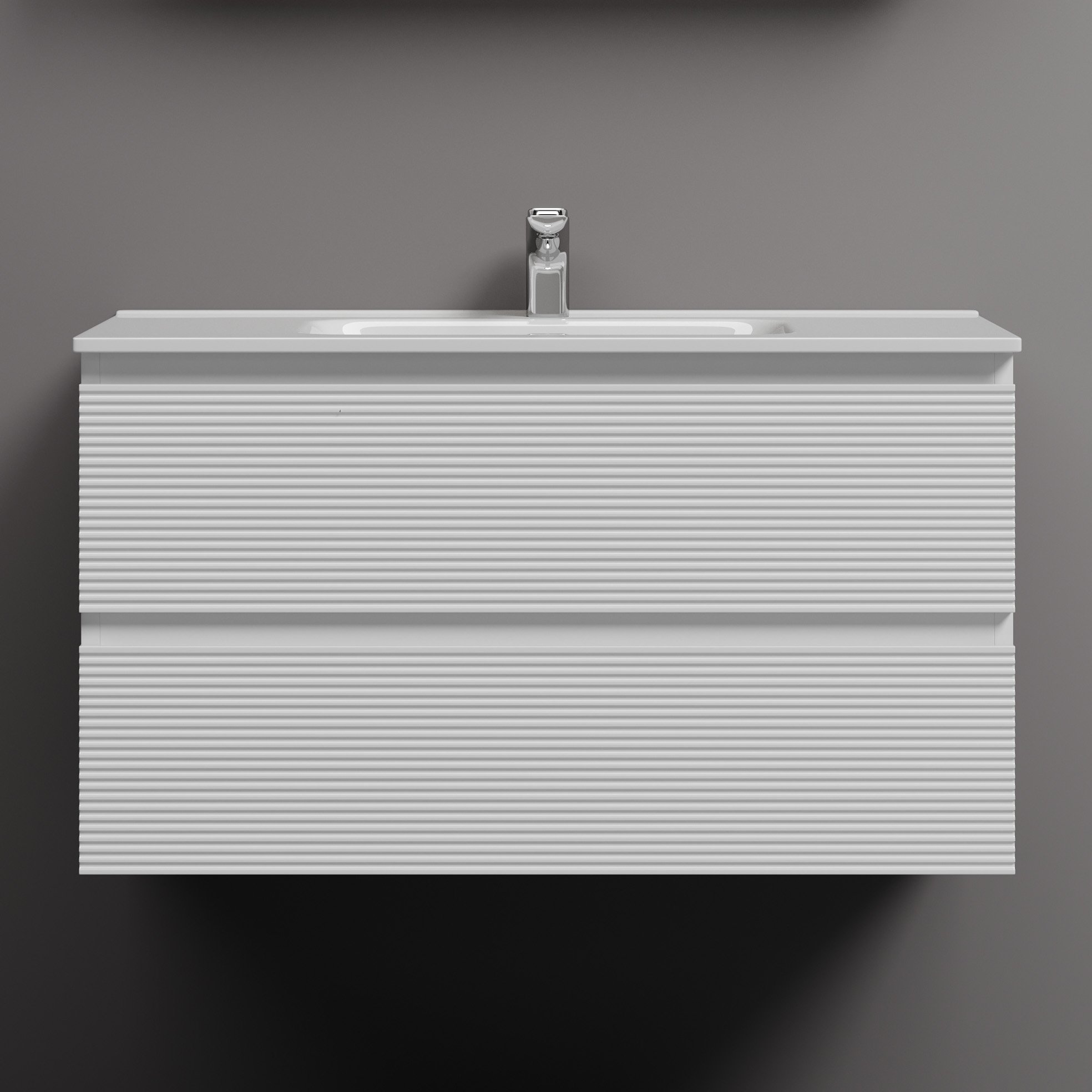 

Тумба под раковину Sancos подвесная Folk 2я цв. Bianco FL90W